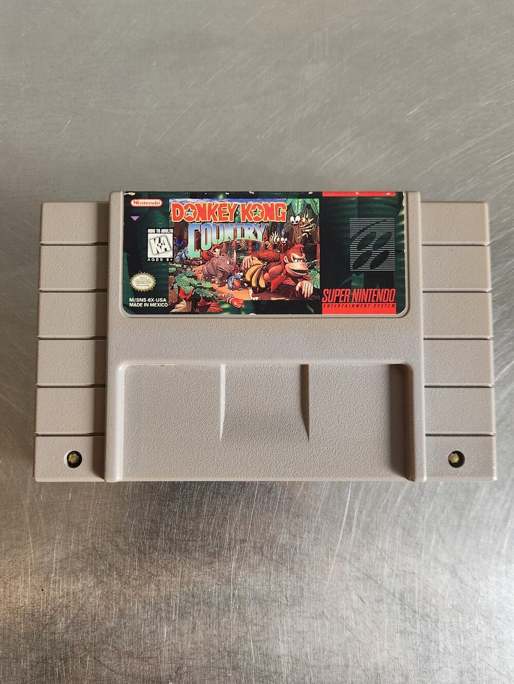 Nintendo Donkey Kong Country SNES Cartridge